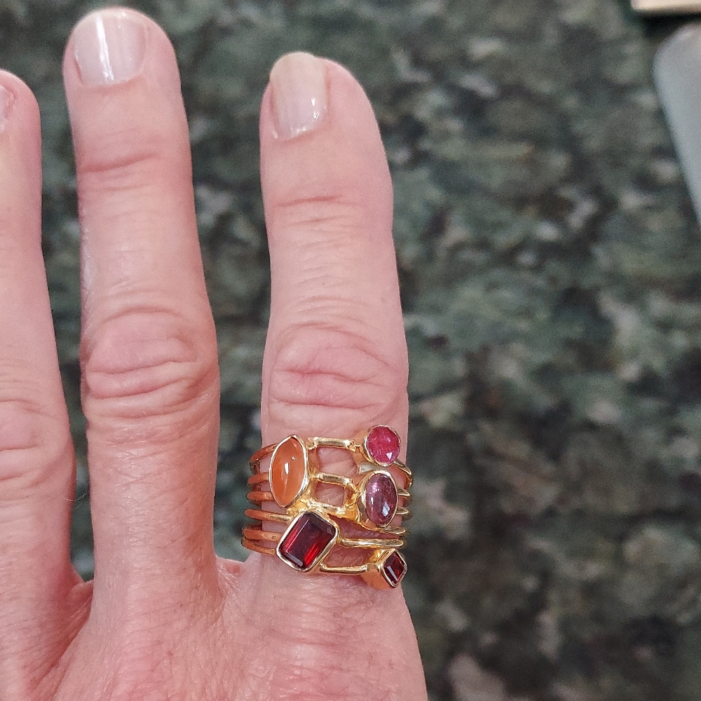 NIB Sundance Catalog "Chocolate Box" ring, size 8 - Picture 11 of 12